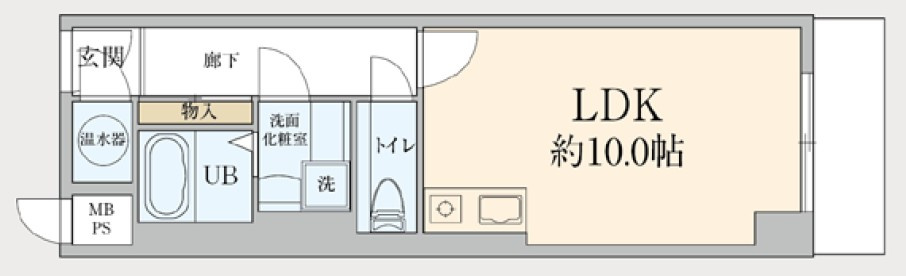 パレロワイヤル順慶町の間取り|パレロワイヤル順慶町　間取り