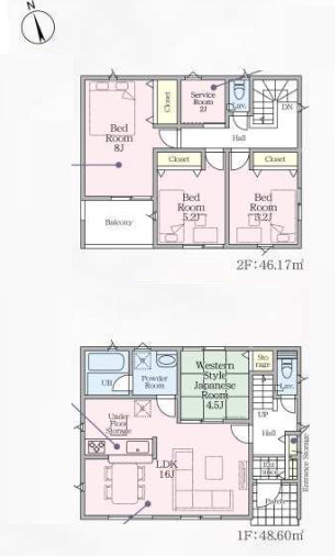 平塚市上平塚第5　新築戸建　全3棟3号棟