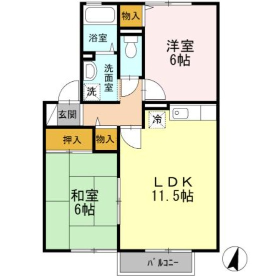 カサグランデ上諏訪の区画図