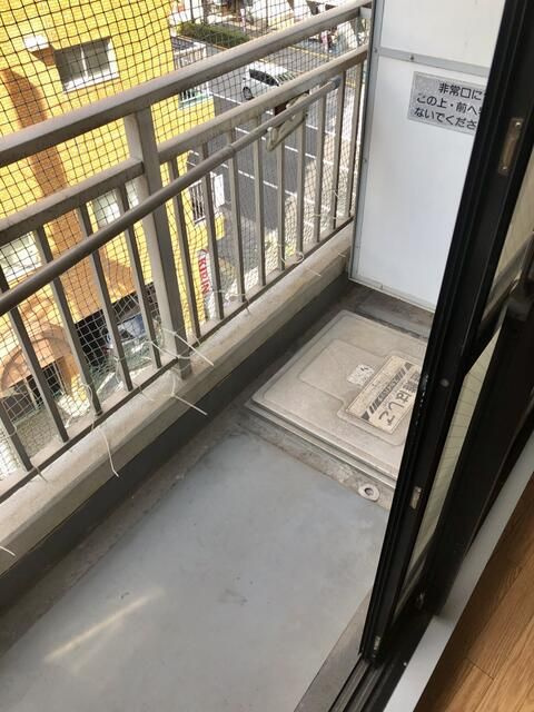 大野第一ビルのバルコニー
