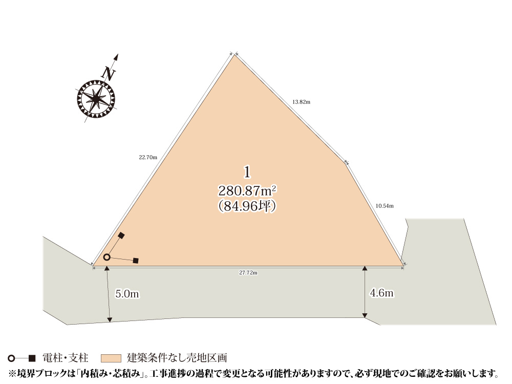 【区画図】 | 伊勢崎市立宮郷第二小学校まで徒歩8分!お子様の通学も安心の立地♪