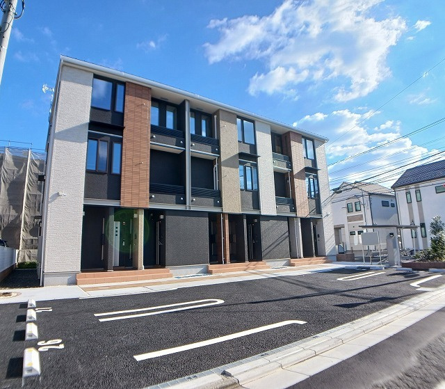 藤沢市石川１丁目のアパートの外観