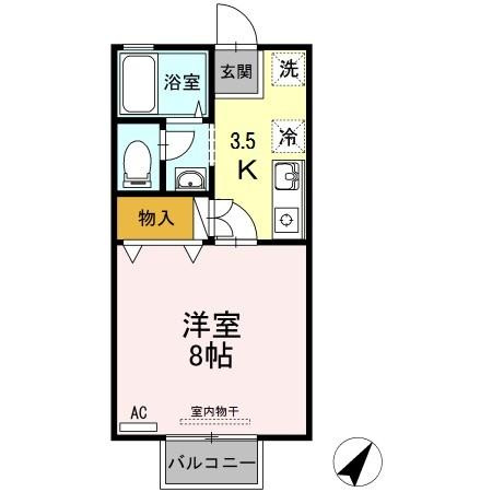 【間取り】 | ひかりハイツＢ