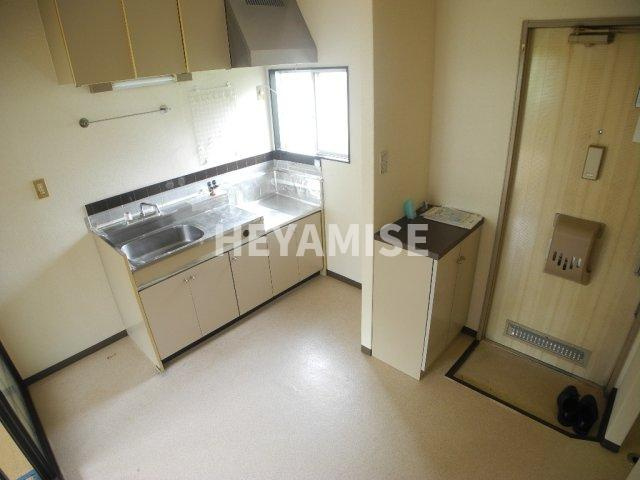 ゆたかコーポの居間・リビング|※写真は同じ間取りの2階のお部屋です※