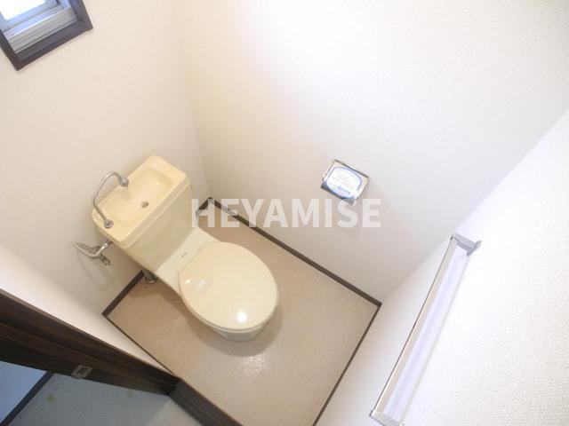 ゆたかコーポのトイレ|※写真は同じ間取りの2階のお部屋です※