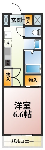 a la mode hinenoの間取り