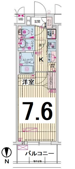 【間取り】 | プレサンス上前津オレシア