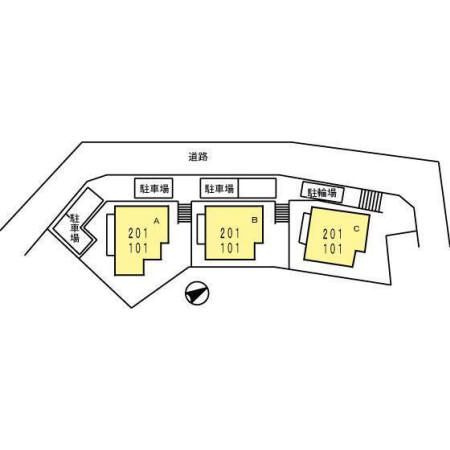 プランドール本郷台　C棟の区画図