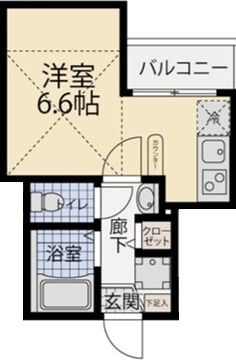 パークサイド堀切の間取り|間取りです。