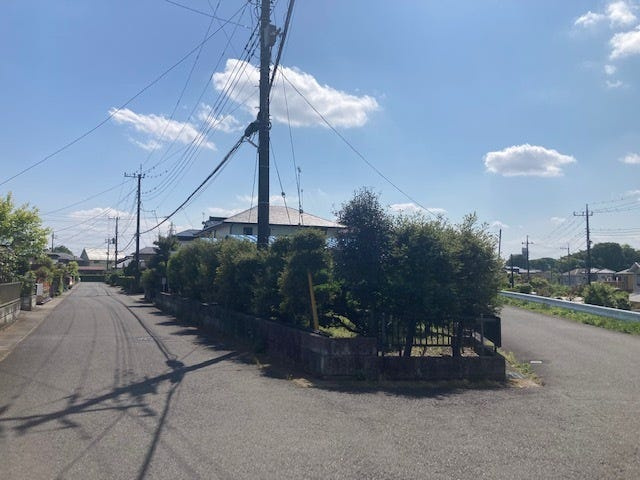 下岡本町土地の外観