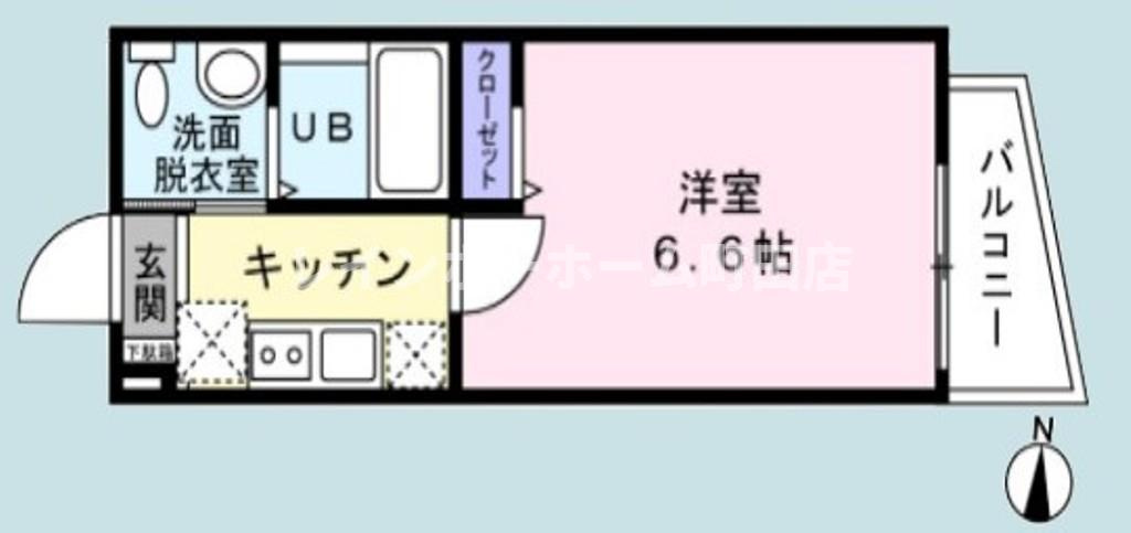 colorata大和東※初期費用分割あと払いサービス利用可能物件の間取り