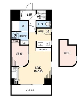 【間取り】 | 早稲田鶴巻マンション | 間取りです。