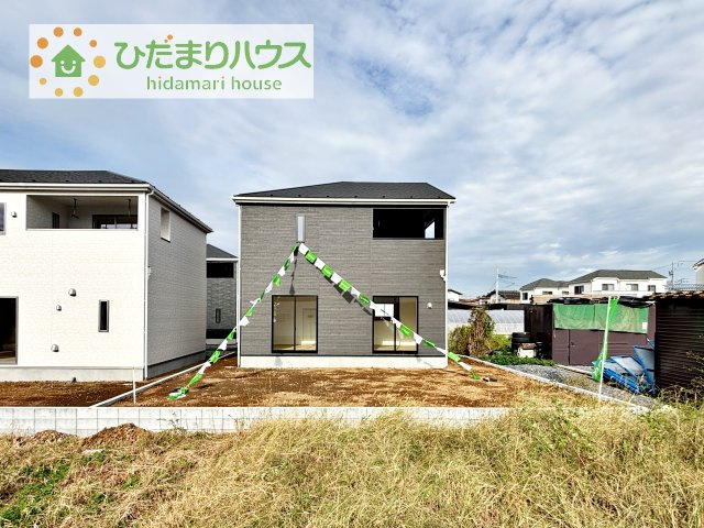 【外観】 | 土浦市木田余西台第2　新築戸建　3号棟 | デザイナーズのようなお洒落な外観です(^^♪