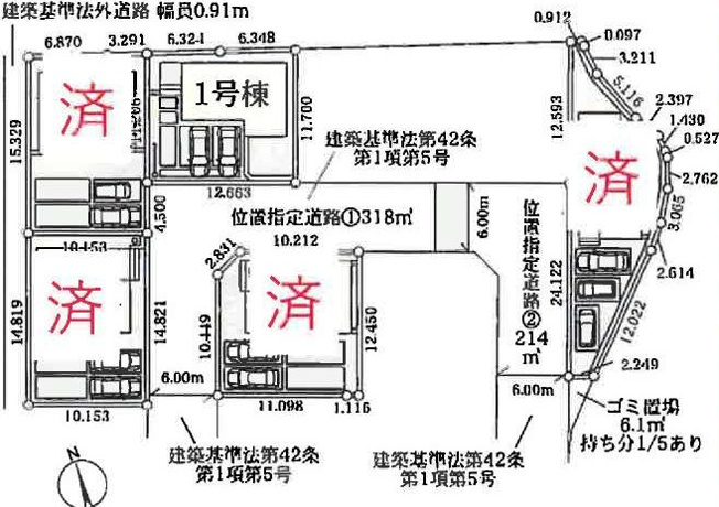 【区画図】 | 鴻巣市　松原3期