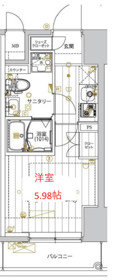 【間取り】 | REGALIZ品川SOUTH 