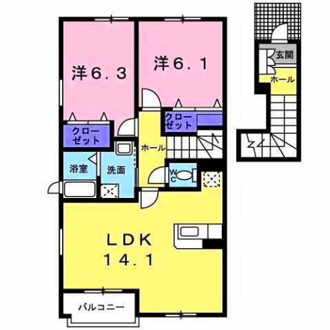 ププレの間取り