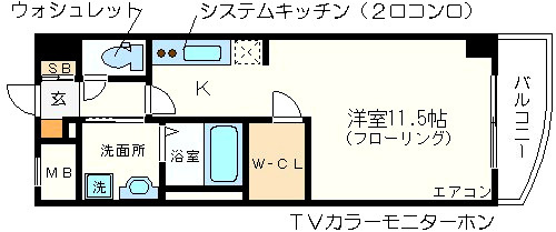 大阪プレステージアコモデーション（テナント）の間取り|大阪プレステージアコモデーション（SOHO）