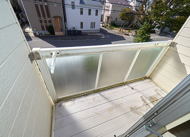タウンハウス北別府Ⅱのバルコニー