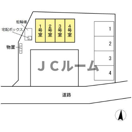 ビューハイムの区画図