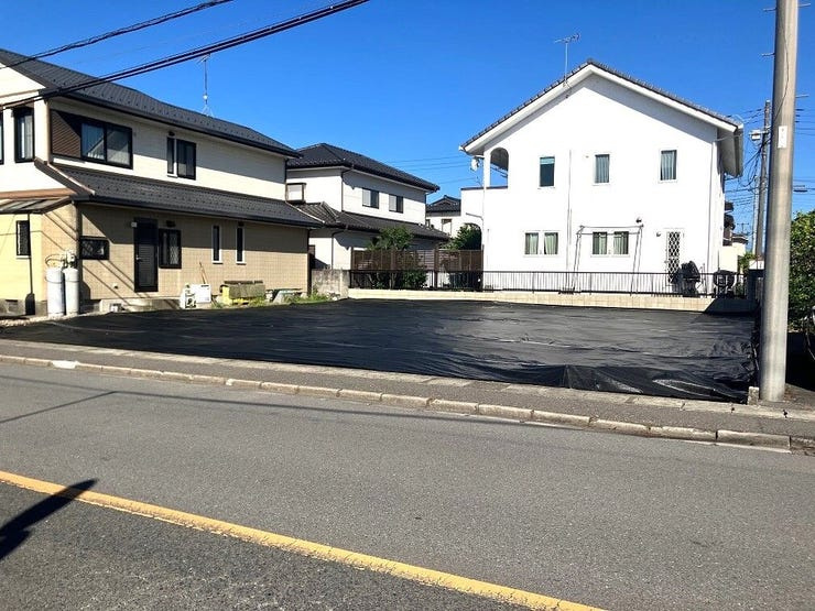 宇都宮市下岡本町土地の外観