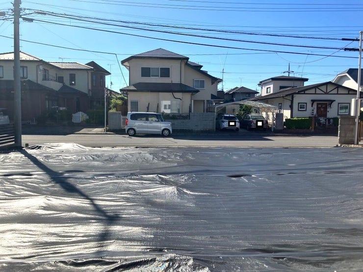 宇都宮市下岡本町土地の外観