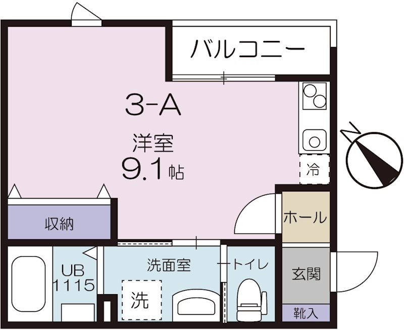 カーサエビス の間取り