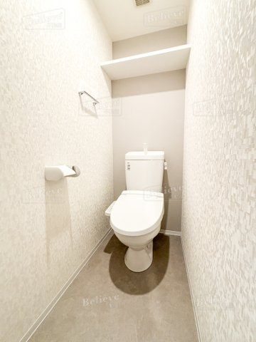 S-RESIDENCE六ツ門abreastIのトイレ|嬉しい温水洗浄便座付き★