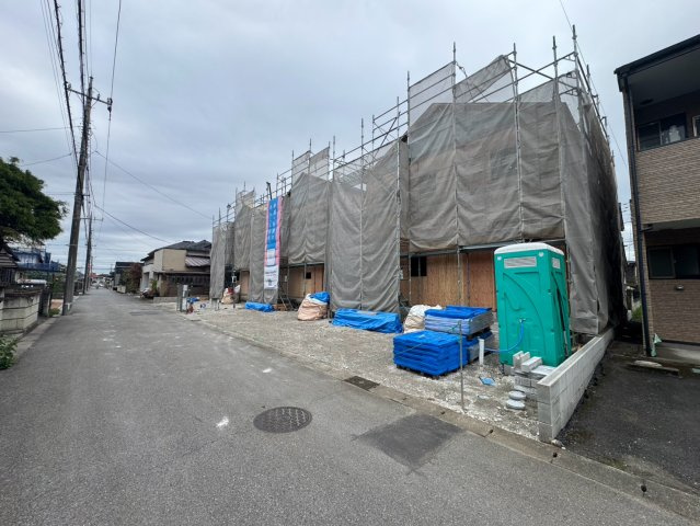 宇都宮市西川田南一丁目の前面道路含む現地写真