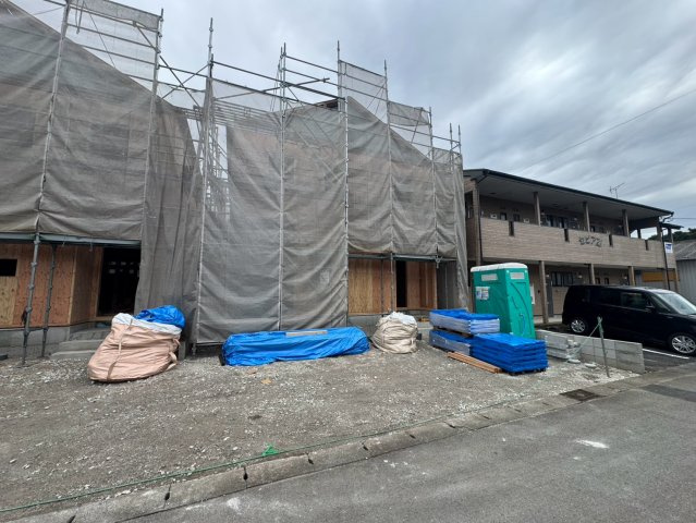 宇都宮市西川田南一丁目の前面道路含む現地写真