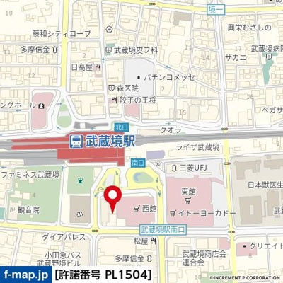 【地図】 | グローリア初穂武蔵境