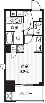 PEAKS神田の間取り|間取りです。