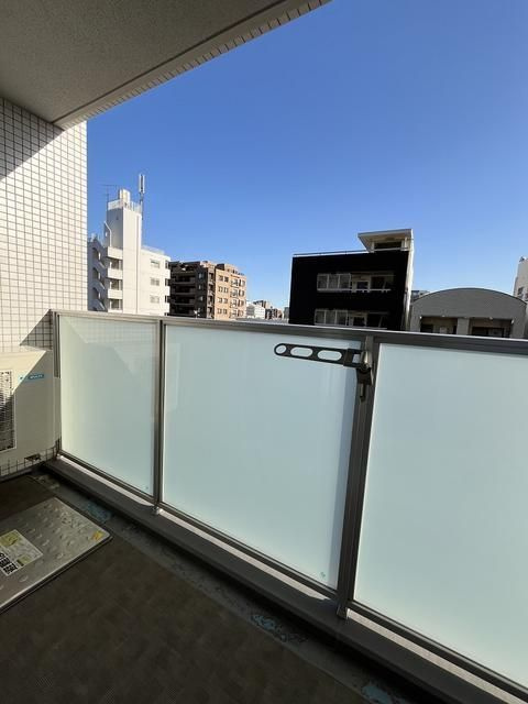 ダイナ大島のバルコニー