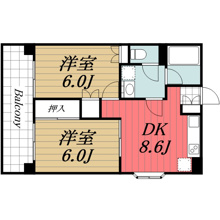 【間取り】 | プリヴェール末広