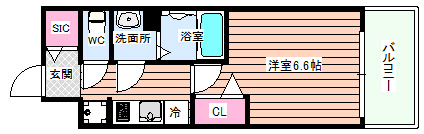 【間取り】 | プレサンス大阪都島エレナード