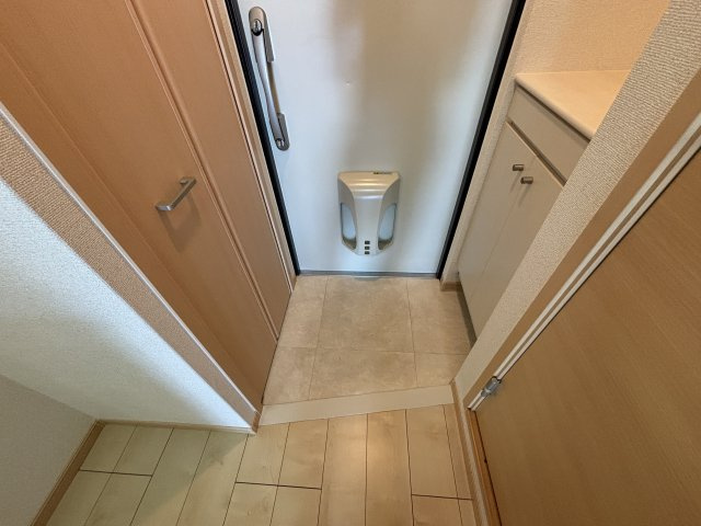 プラシード東難波の玄関