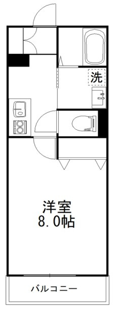クオーレ薬円台Ⅲの間取り