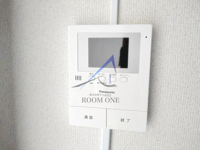 ヨコミゾハイムＢのセキュリティ|モニター付きインターホンです。