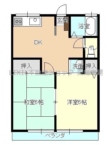 【間取り】 | レジアーナA棟