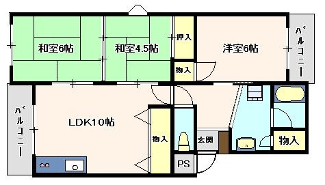 ベルデュウラ池上の間取り