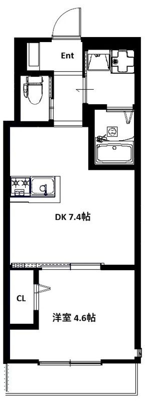 ｃｌａｒｔｅ葛城（クラルテカツラギ）の間取り