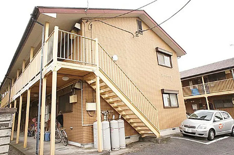 宇都宮市三棟アパートの外観
