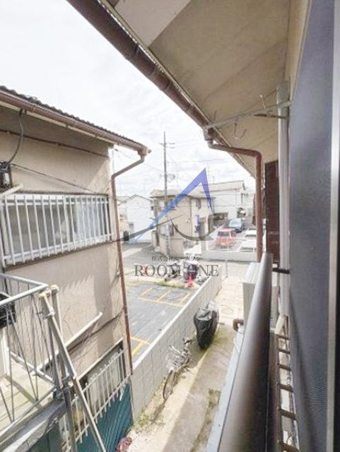 東田荘Ｂ棟のバルコニー|バルコニーです。