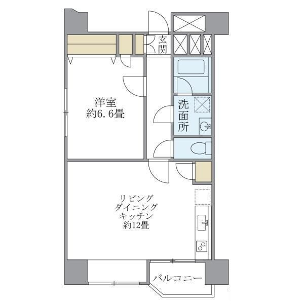 ＴＳ大森ハイムの間取り|間取りです。