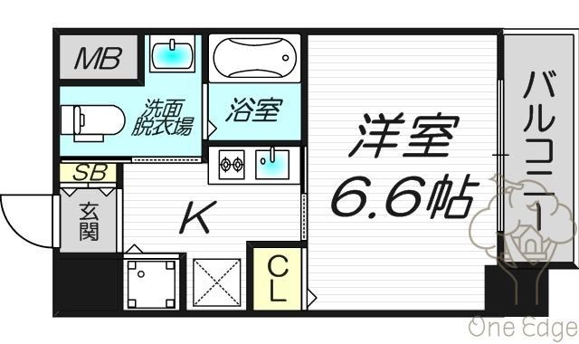 サムティ天満Dioの間取り