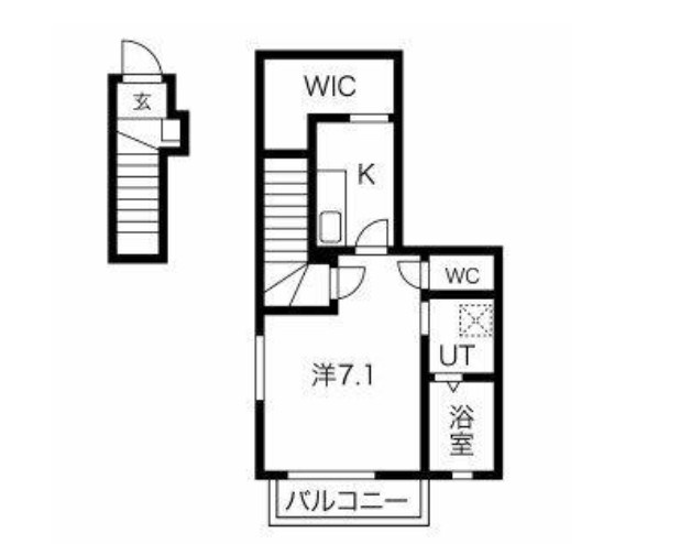 プラスＲの間取り