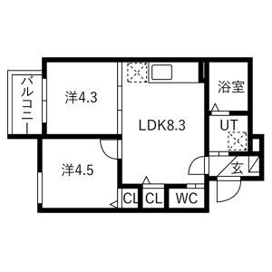 SIMO LA RESIDENCEの間取り