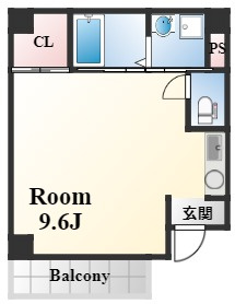 リードサザンヒルズ三宮2の間取り