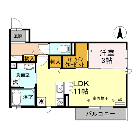 オッツ高田の間取り