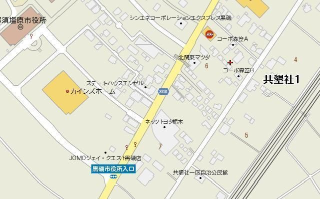 【地図】 | コーポ森笠Ｂ棟
