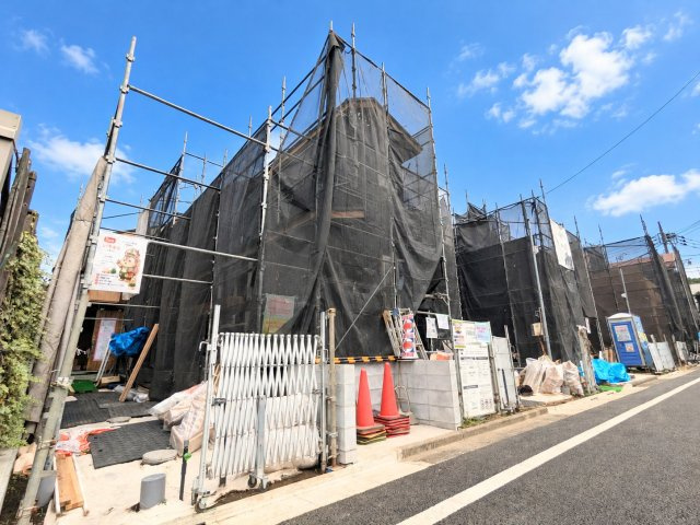 練馬区南大泉2丁目　新築戸建　全7棟の外観|2026.10.30撮影

現地ご見学希望・資料請求などお気軽にお問い合わせ下さい！
03-5990-5201
